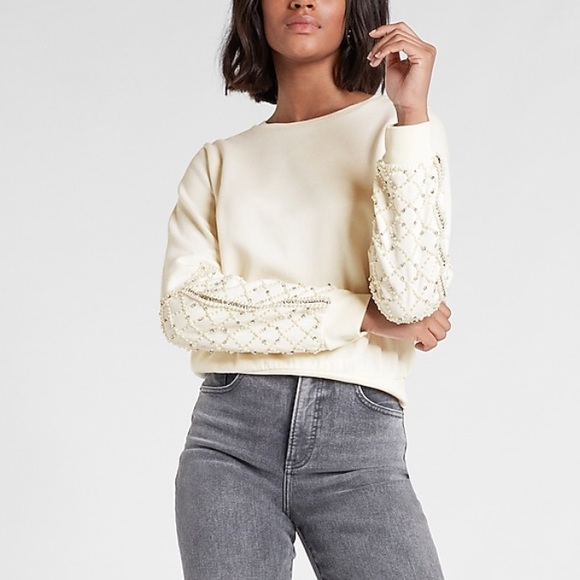 express pearl sweater